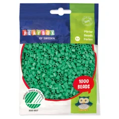 PlayBox: perline da stirare MIDI da 5mm in colore verde mare da 1000 pezzi