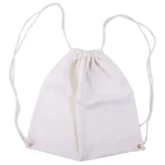 PlayBox: Sacchetto da palestra bianco, borsa sportiva 34x35cm