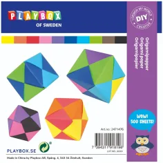 PlayBox: Set di carta origami 500 fogli 15x15cm