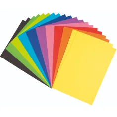 PlayBox: Set di cartoncino colorato 20 pezzi A/4 180gr