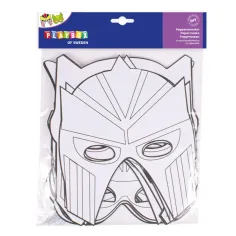 PlayBox: Set di maschere di carta supereroi da 12 pezzi