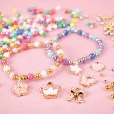 PlayBox: Set di perline per bracciali Charm con ciondoli 500 pezzi immagine 3