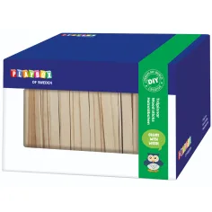 PlayBox: Set di spatole in legno naturale in scatola da 1000 pezzi
