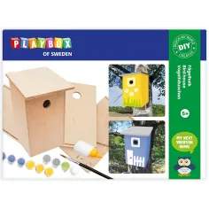 PlayBox: Set per costruire una mangiatoia per uccelli in legno