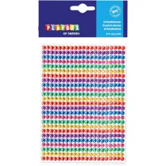 PlayBox: Strass colorati autoadesivi 525 pezzi 5mm