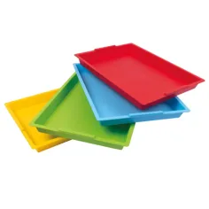 PlayBox: Vassoio di plastica colorato 41x31cm 1pz
