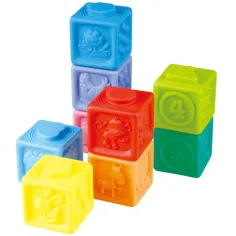 Playgo: Blocchi da costruzione morbidi arcobaleno immagine 2