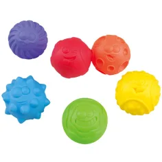 Playgo: Palline arcobaleno per bebè per lo sviluppo tattile immagine 2