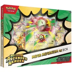 Pokémon GCC: Mega Evoluzione - Eroi Ascesi - Scatola Mega Meganium ex