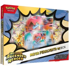 Pokémon TCG: Mega Evoluzione - Eroi Ascendenti - Mega Feraligatr ex Box