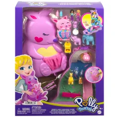 Polly Pocket Borsa a forma di canguro con animali - Mattel