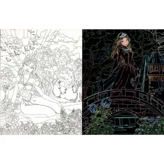 Principesse nascoste - Libro da colorare con pagine da grattare e colorare immagine 2