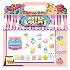 Puffy Pouches: set di design Pufi charm - caffè immagine 3