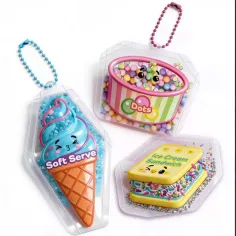Puffy Pouches: set di design Pufi charm - gelateria immagine 3