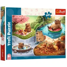 Puzzl di 300 pezzi Capibara 4 stagioni – Trefl