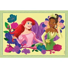 Puzzle 4 in 1 delle principesse Disney - Clementoni immagine 2