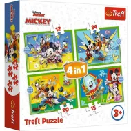 Puzzle 4 in 1 di Topolino e i suoi amici - Trefl