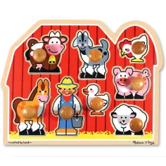 Puzzle a forma di fattoria con manico - Melissa & Doug
