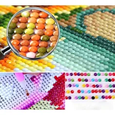 Puzzle con diamanti: Set di pittura con diamanti pagoda giapponese 30x40cm immagine 3