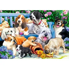 Cani nel parco puzzle 1000 pezzi - Trefl immagine 2