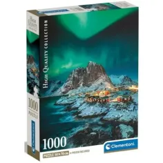 Puzzle HQC 1000 pezzi con poster delle isole Lofoten - Clementoni