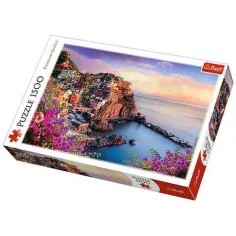 Puzzle da 1500 pezzi Manarola Spiaggia - Trefl