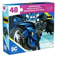 Puzzle di 48 pezzi di Batman della DC Comics in motocicletta - Spin Master