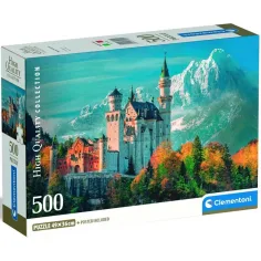 Castello di Neuschwanstein, Germania puzzle HQC 500 pezzi - Clementoni