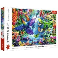Puzzle di 1000 pezzi colibrì nella giungla - Trefl