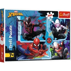 Puzzle di 200 pezzi di Marvel Spider-Man - Trefl immagine 1