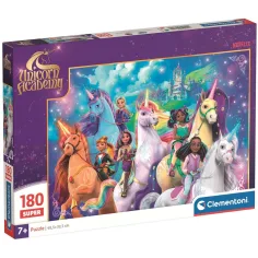 Puzzle di gruppo dell'Accademia degli Unicorni da 180 pezzi - Clementoni