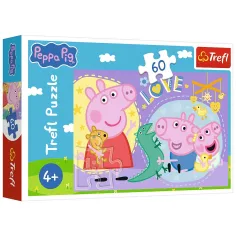 Puzzle di Peppa Pig da 60 pezzi - Trefl immagine 1