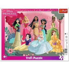 Puzzle incorniciato da 25 pezzi delle Principesse Disney – Trefl