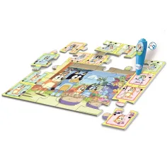 Puzzle interattivo da pavimento 24 pezzi Bluey e amici - Clementoni immagine 2