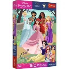 Puzzle poster delle Principesse Disney 160 pezzi - Trefl immagine 1
