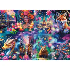 Puzzle premium 8000 pezzi colorato – Trefl immagine 2