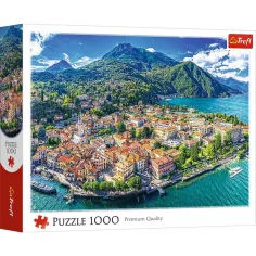 Puzzle premium da 1000 pezzi Menaggio soleggiato sul lago di Como - Trefl