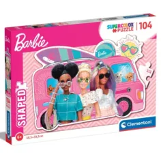Puzzle Supercolor da 104 pezzi del camper di Barbie - Clementoni