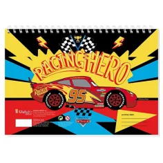 Quaderno di schizzi di Cars A4 30 fogli due tipi immagine 1