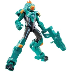 Quantum Heroes: Azione figura Dinoster Oz con armatura verde 20 cm immagine 3