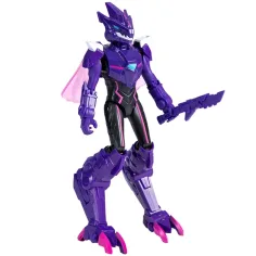 Quantum Heroes: Azione figura Dinoster Trina con armatura viola 20 cm immagine 3