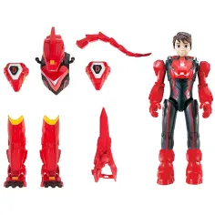 Quantum Heroes: Figura d'azione Dinoster Lucio con armatura rossa 20 cm immagine 2