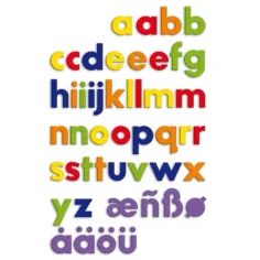 Quercetti: Ricarica di piccole lettere magnetiche 48 pezzi immagine 2