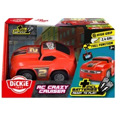 RC Crazy Cruiser auto da corsa radiocomandato 2,4 GHz – rosso - Dickie Toys