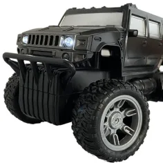 RC Off-Road radiocomandato Hummer con luce 27 MHz 22cm scala 1/14 in due varianti immagine 3