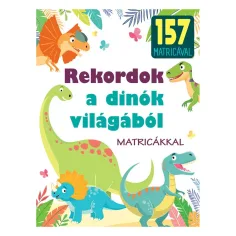 Record dai mondi dei dinosauri libro educativo con adesivi
