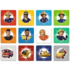 Sam il pompiere puzzle e set di carte memoria 2 in 1 - Trefl immagine 4