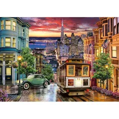 Puzzle HQC di San Francisco 3000 pezzi - Clementoni immagine 2
