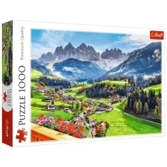 Santa Maddalena, Dolomiti, Italia puzzle da 1000 pezzi - Trefl immagine 1