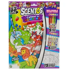 Scentos Colorabile libro da colorare con numeri immagine 1